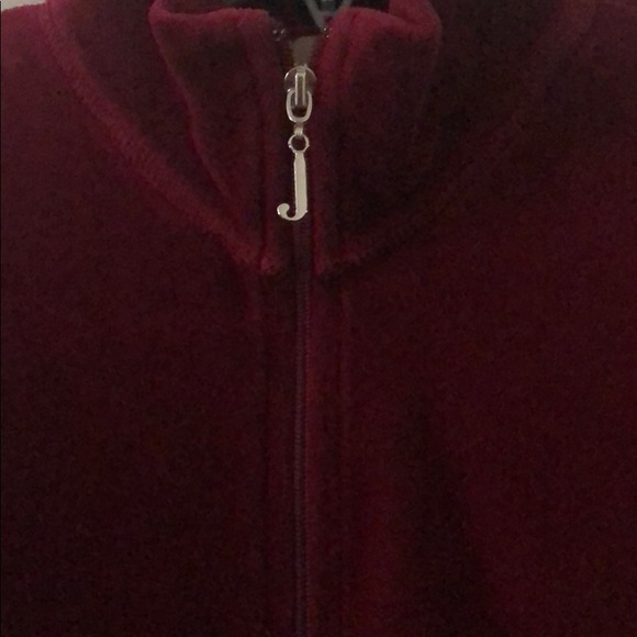 JUICY COUTURE - Red Velour Hoodie - Picture 3 of 4